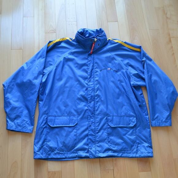 Vintage Polo Jeans Co Ralph Lauren Windbreaker Rain Jacket Size XXL - Picture 1 of 7